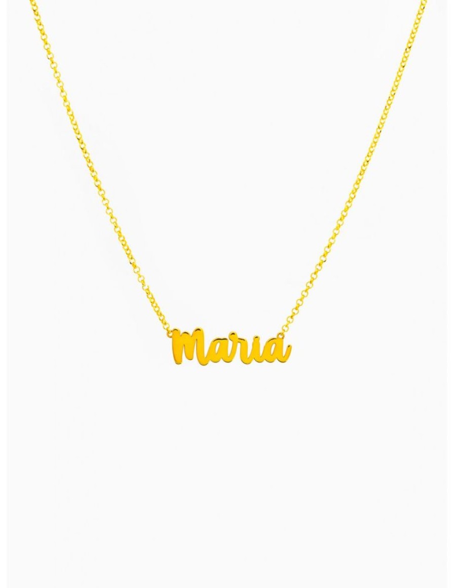 Collares amaloa | Collar Con Nombre Personalizado