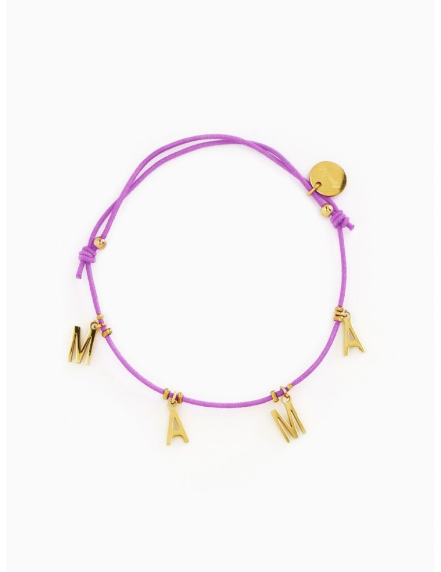 Pulseras amaloa | Pulsera Elastico Con Colgantes Mama