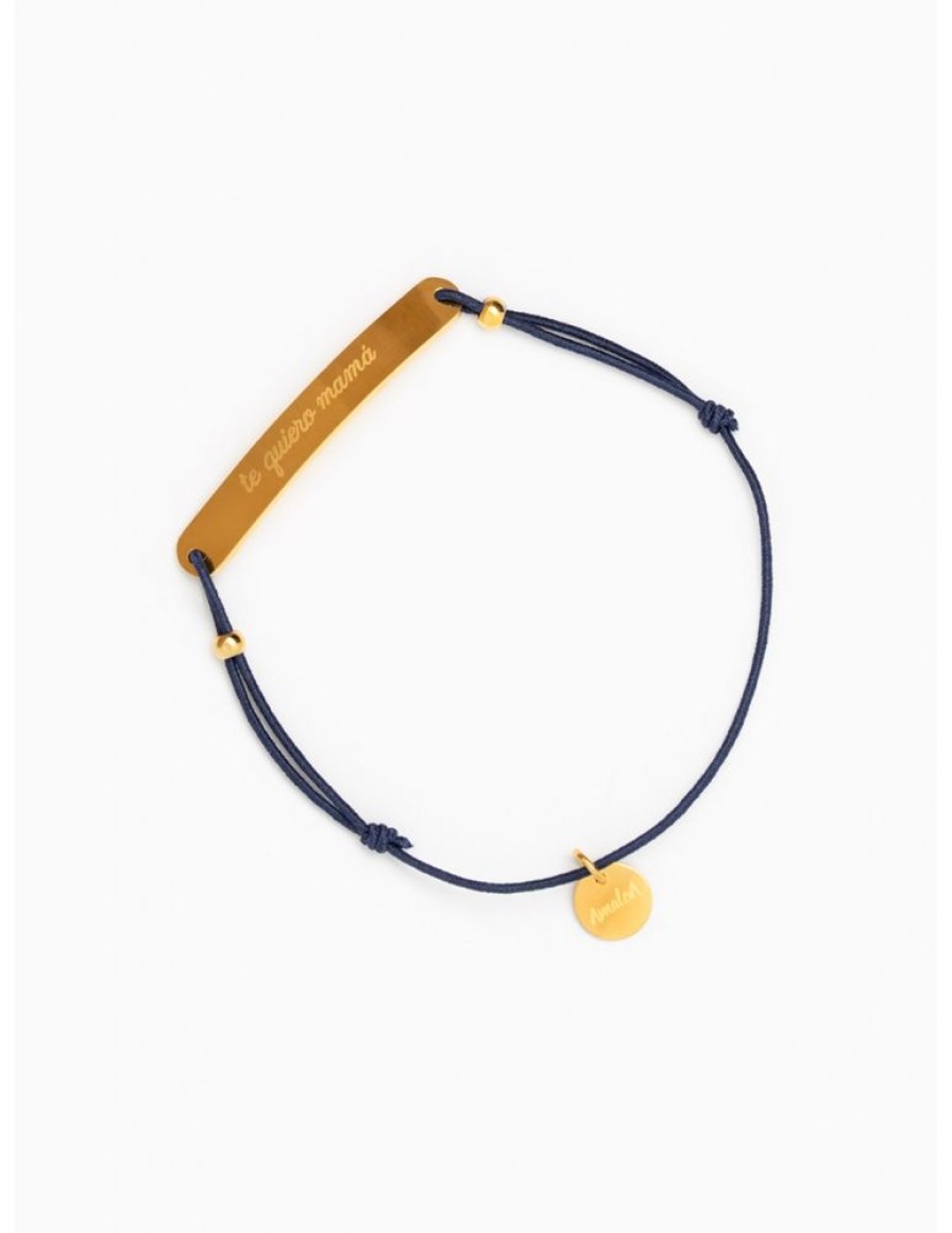 Pulseras amaloa | Pulsera Elastico Te Quiero Mama