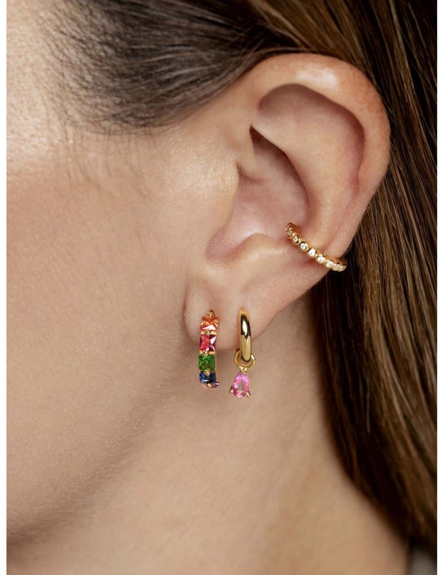 Pendientes amaloa | Ear Cuff Horizonte Plata De Ley